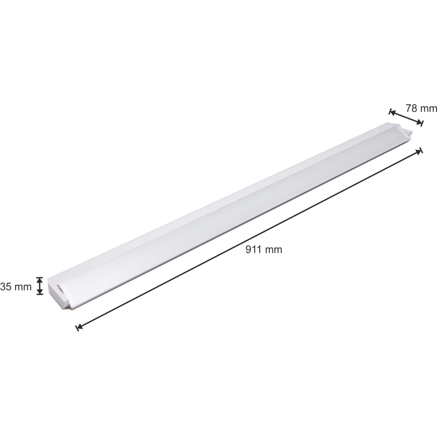 LED Podelementna svetilka LED/15W/230V bela