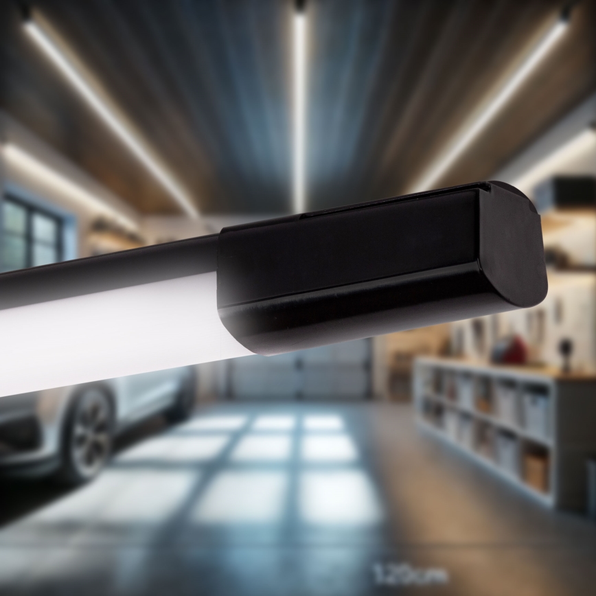 LED Podelementna svetilka LED/36W/230V 4000K 120 cm črna