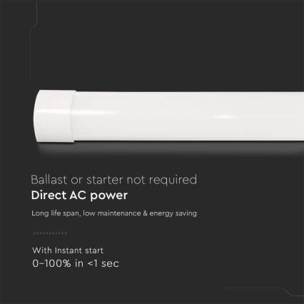 LED Podelementna svetilka LED/40W/230V 6500K 116 cm