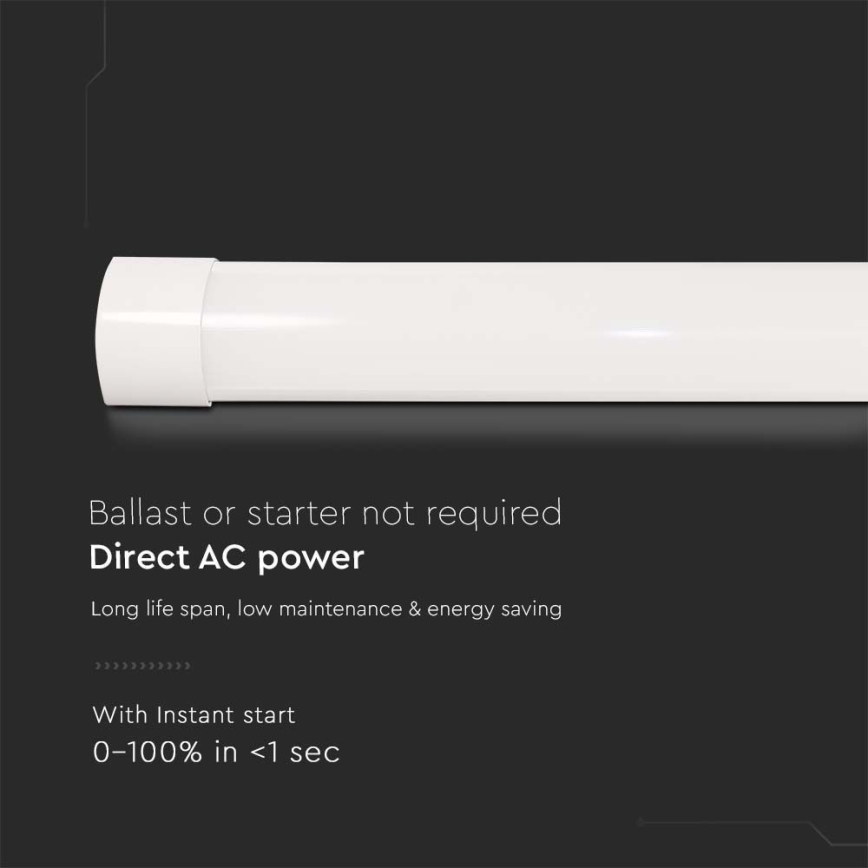 LED Podelementna svetilka LED/40W/230V 6500K 116 cm