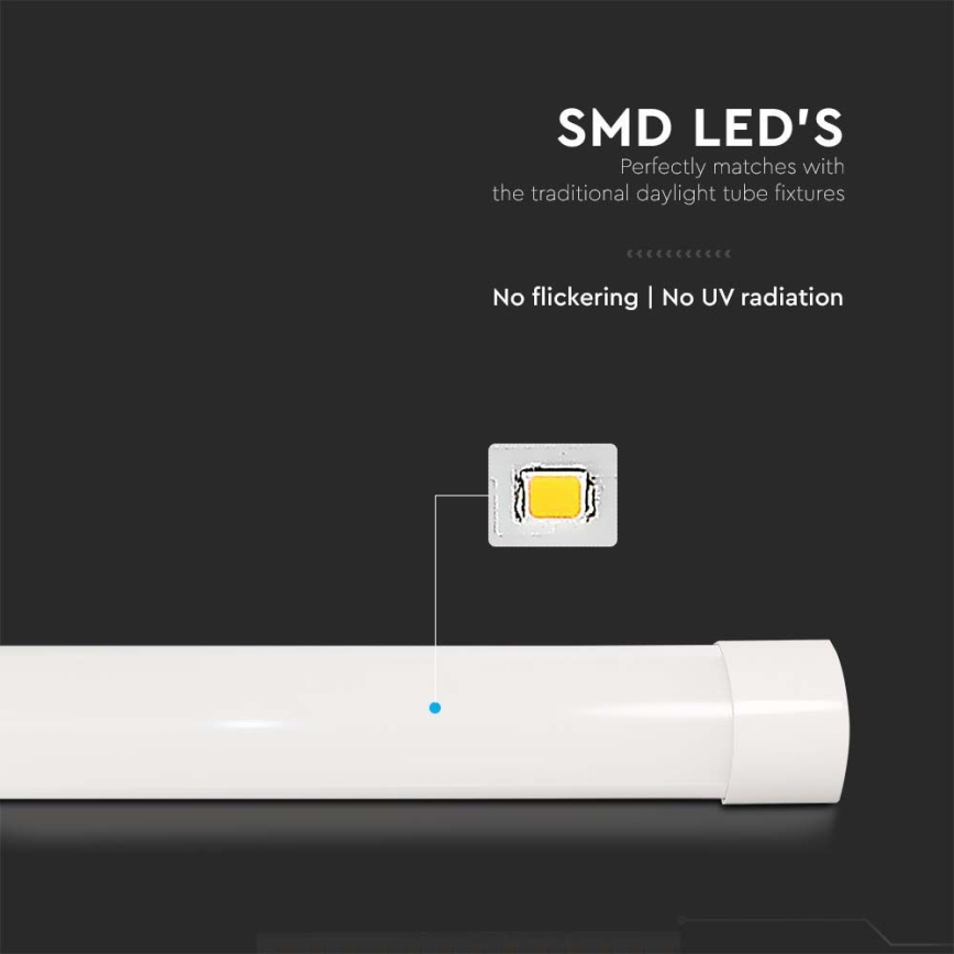 LED Podelementna svetilka LED/40W/230V 6500K 116 cm