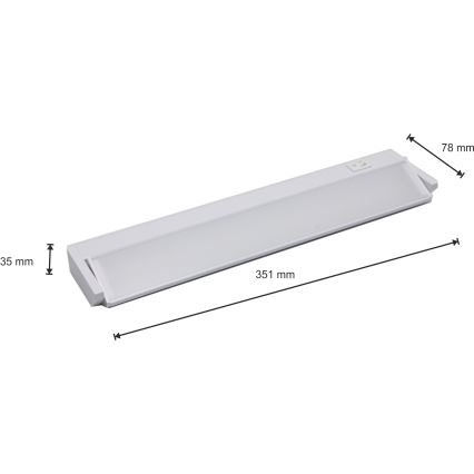 LED Podelementna svetilka LED/5W/230V bela