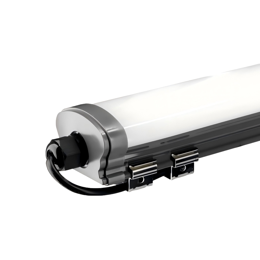 LED Podelementna svetilka LED/60W/230V 6000K 120 cm IP65 črna