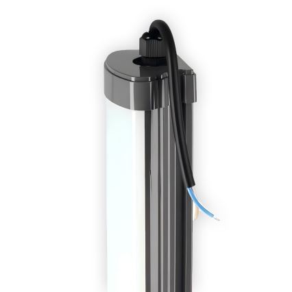 LED Podelementna svetilka LED/60W/230V 6000K 120 cm IP65 črna