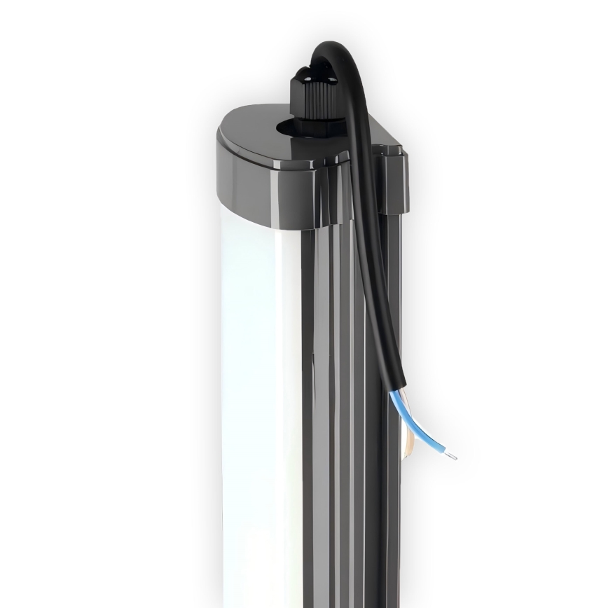 LED Podelementna svetilka LED/60W/230V 6000K 120 cm IP65 črna