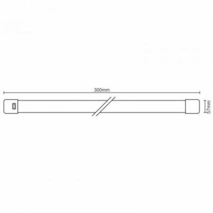 LED Podelementna svetilka LED/9W/230V IP40