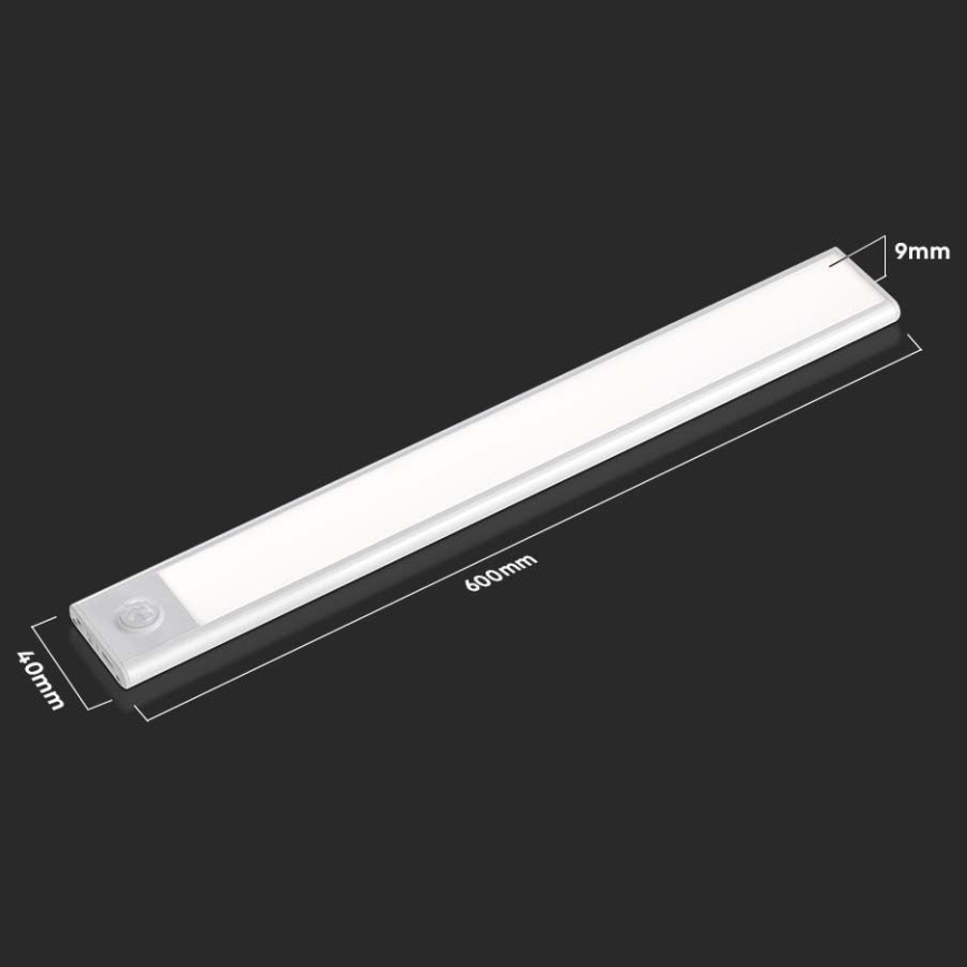 LED Podelementna svetilka s senzorjem LED/2,5W/5V 4000K 3000 mAh