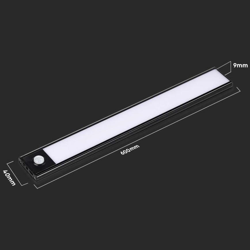 LED Podelementna svetilka s senzorjem LED/2,5W/5V 4000K 3000 mAh