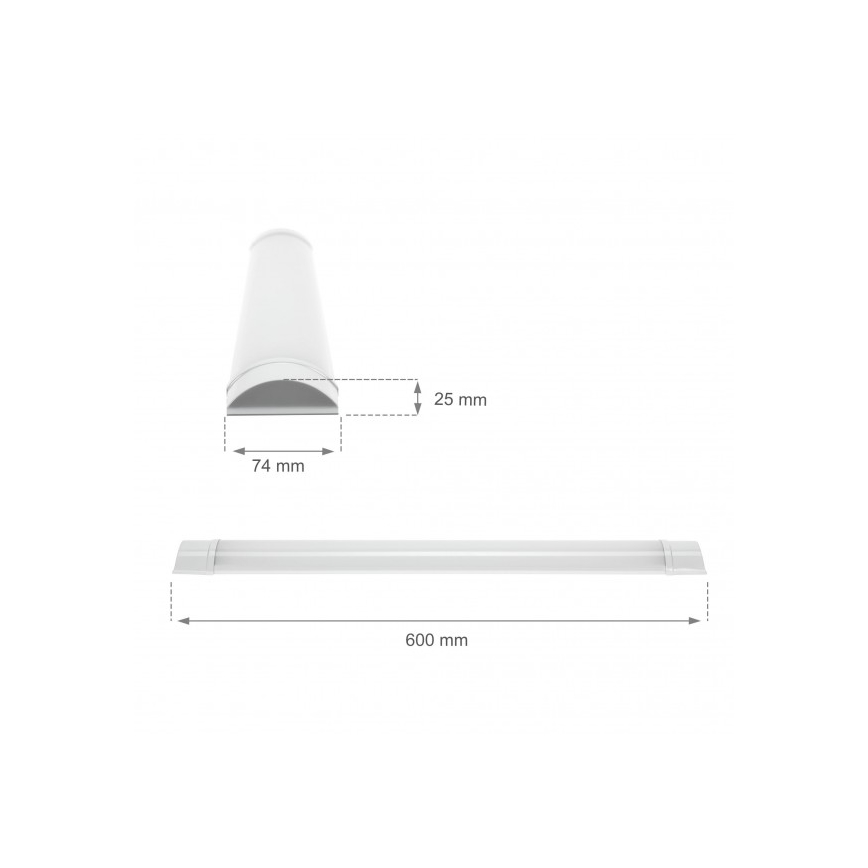 LED Podelementna svetilka VIGA LED/14W/230V 6000K bela