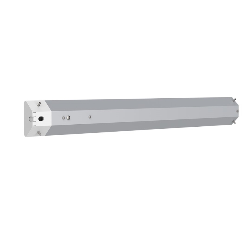 LED Podelementna svetilka z vtičnicami in USB priključki LED/18W/230V 4000K srebrna