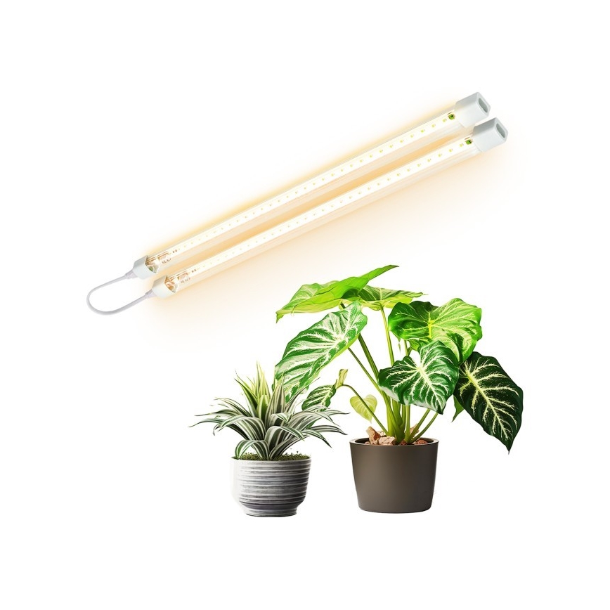 LED Podelementna svetilka za gojenje rastlin GROWLY 2xLED/8,5W/230V bela