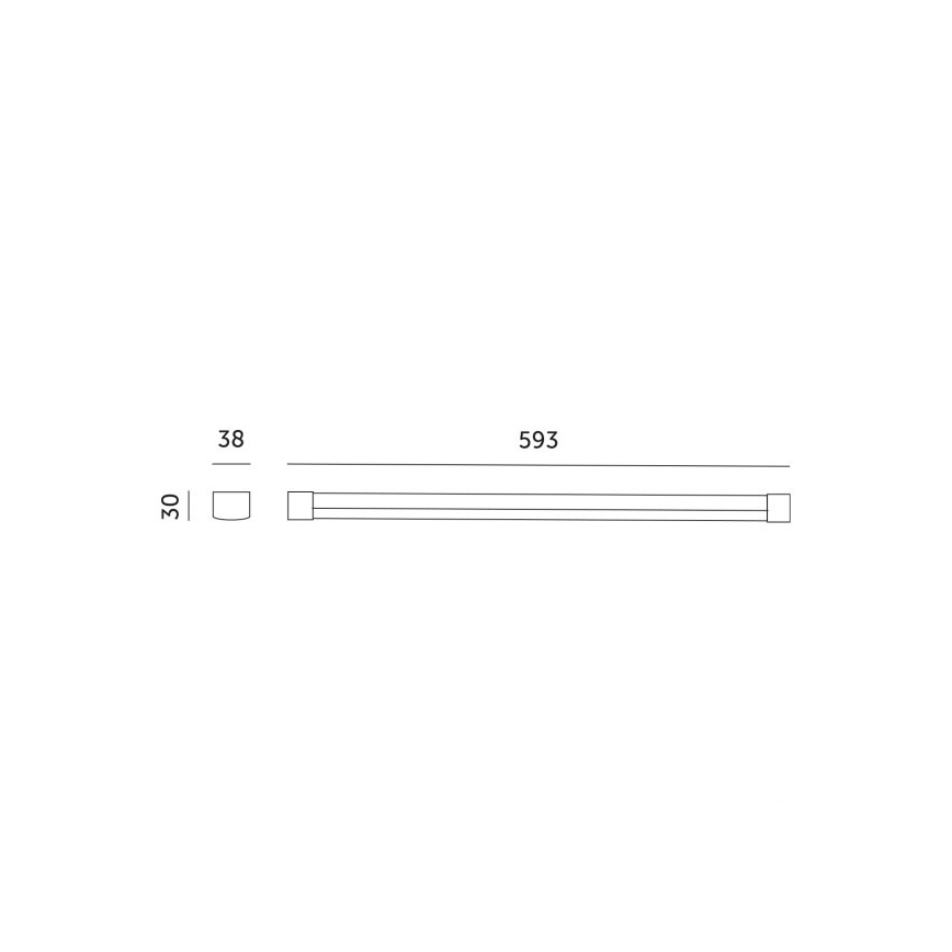 LED Podelementna svetilka za gojenje rastlin GROWLY LED/9W/230V bela