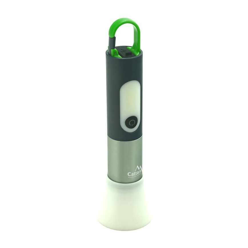 LED Polnilna baterijska svetilka LED/10W/3,7V 750 sijajni 10h 1500 mAh