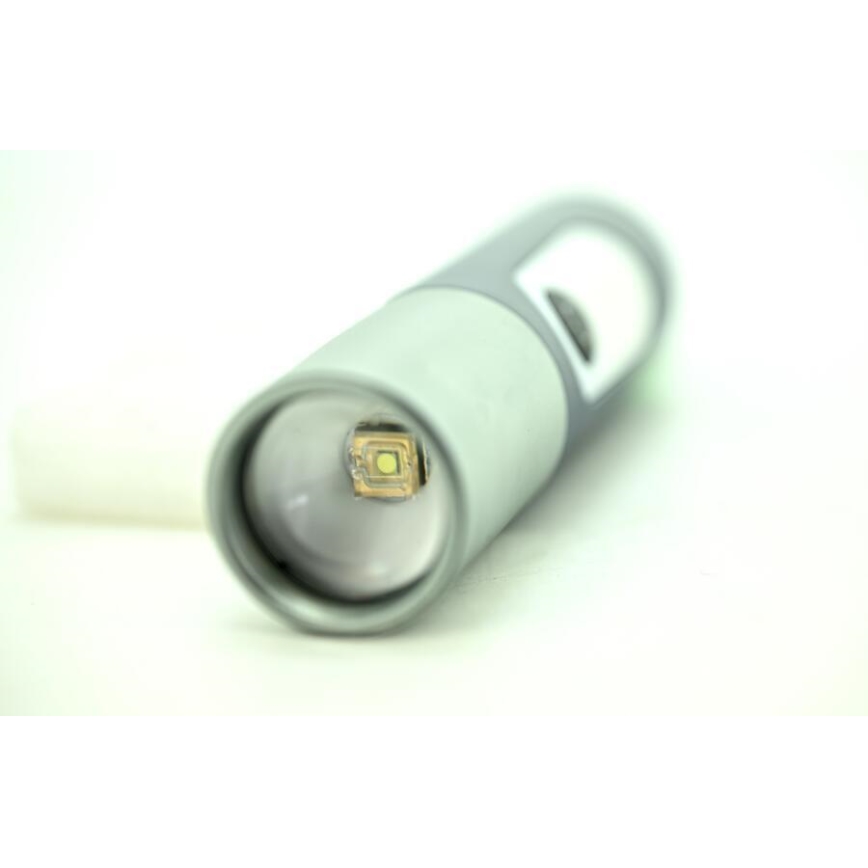 LED Polnilna baterijska svetilka LED/10W/3,7V 750 sijajni 10h 1500 mAh
