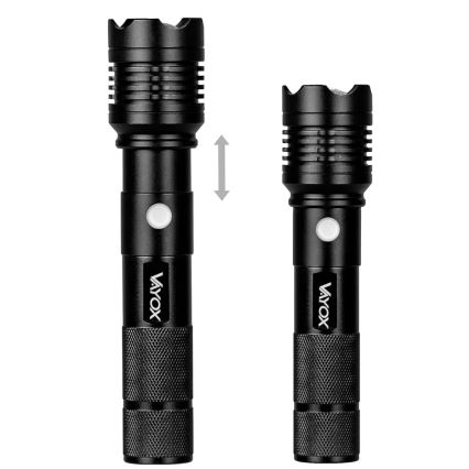 LED Polnilna baterijska svetilka LED/10W/5V IPX4 800 sijajni 1200 mAh