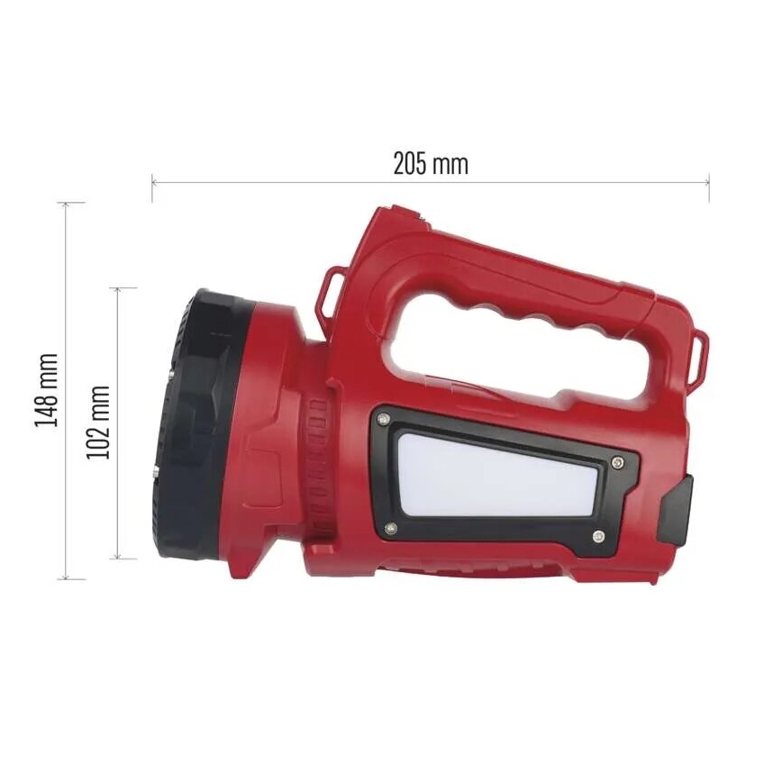 LED Polnilna baterijska svetilka LED/3,7V IP44 1000 lm 15000mAh