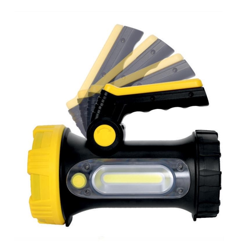 LED Polnilna baterijska svetilka LED/5W/4000mAh + LED/3W