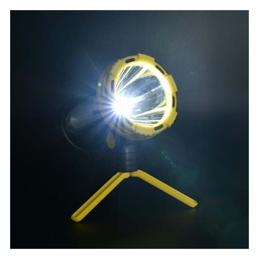 LED Polnilna baterijska svetilka LED/5W/4000mAh + LED/3W