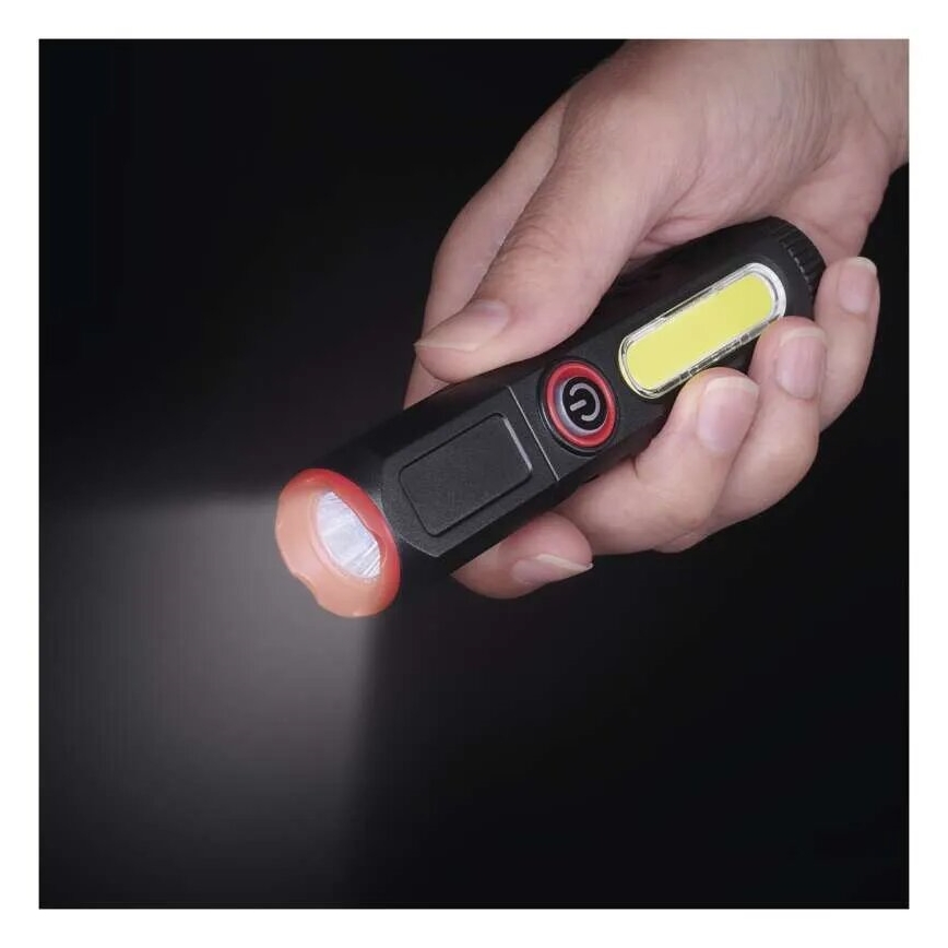 LED Polnilna baterijska svetilka LED/USB/3,7V 120 lm 400 mAh