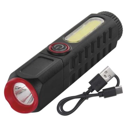 LED Polnilna baterijska svetilka LED/USB/3,7V 120 lm 400 mAh
