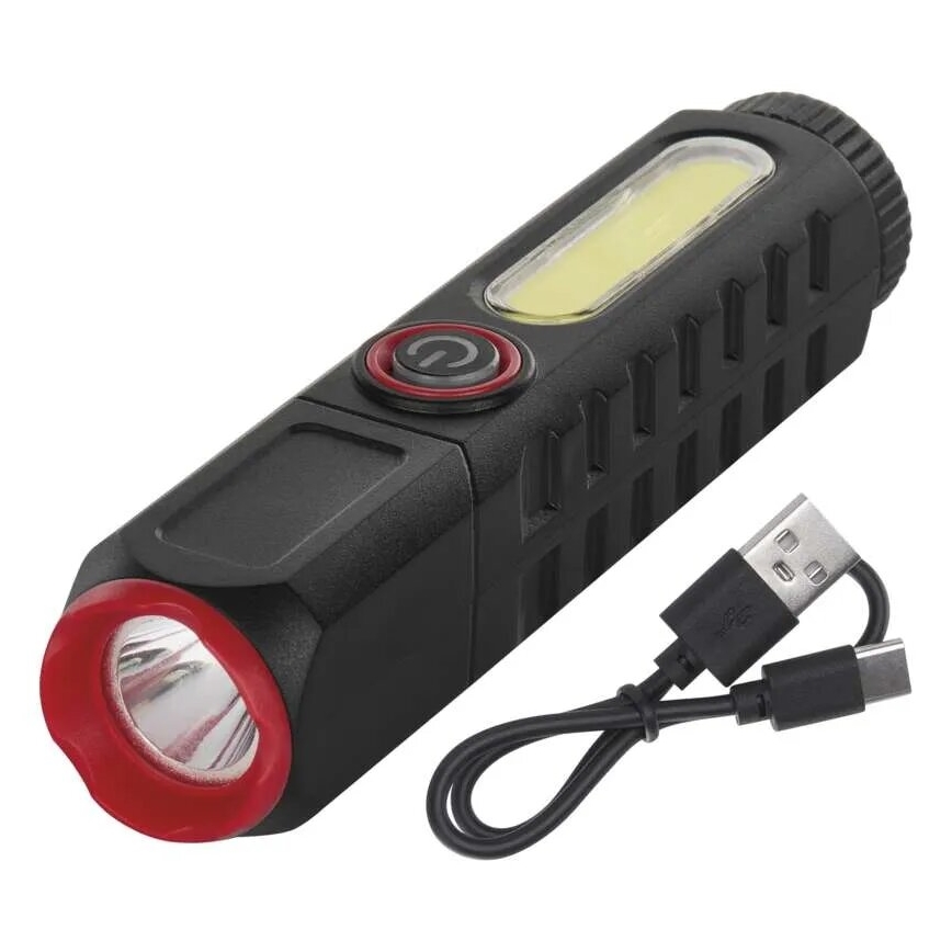 LED Polnilna baterijska svetilka LED/USB/3,7V 120 lm 400 mAh