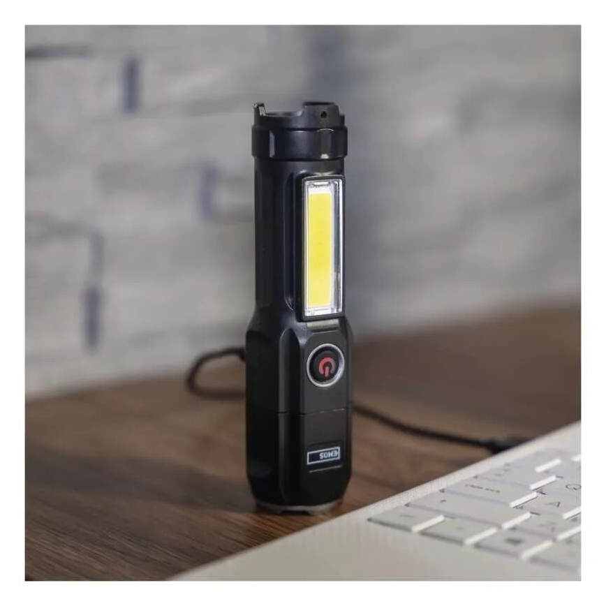 LED Polnilna baterijska svetilka LED/USB/3,7V IP44 150 lm 1200mAh
