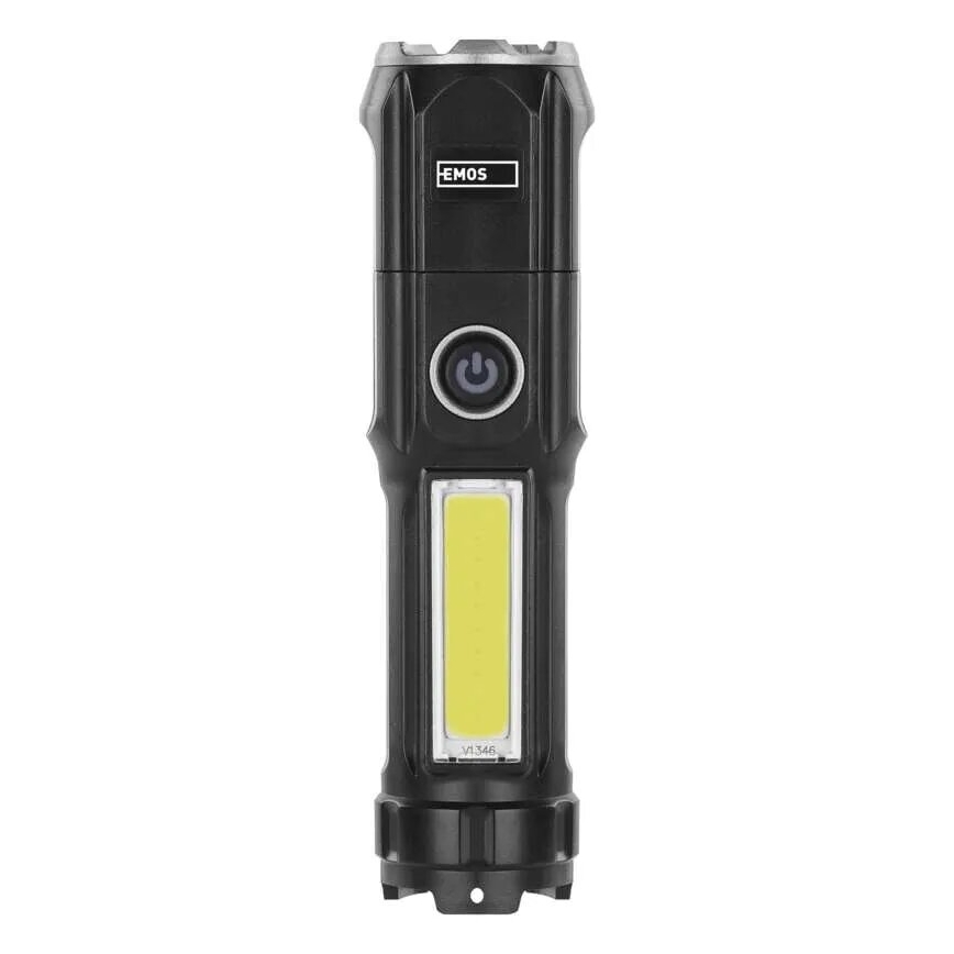 LED Polnilna baterijska svetilka LED/USB/3,7V IP44 150 lm 1200mAh