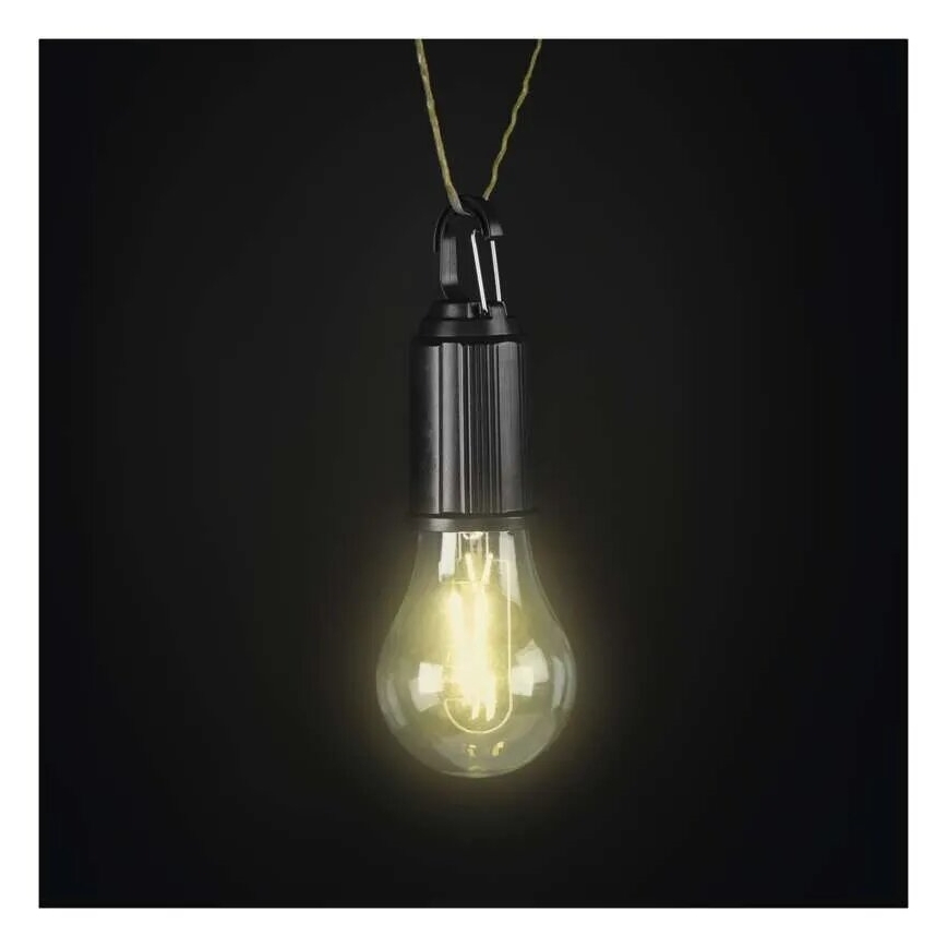 LED Polnilna baterijska svetilka LED/USB IP44 90 lm 400mAh