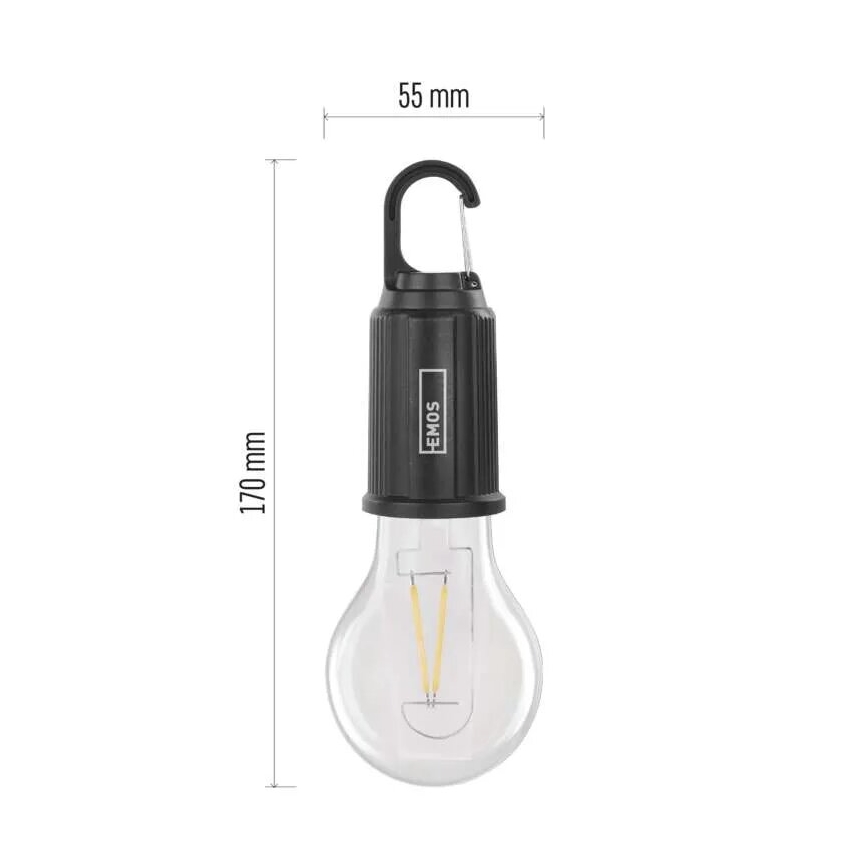 LED Polnilna baterijska svetilka LED/USB IP44 90 lm 400mAh