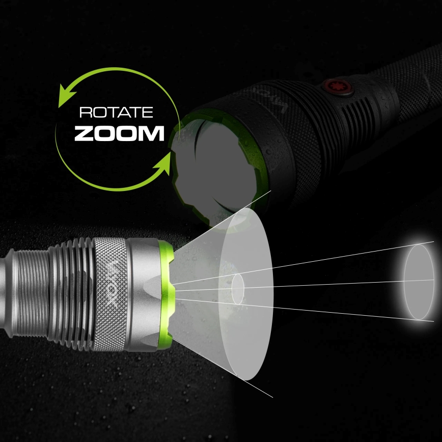 LED Zatemnitvena polnilna svetilka z power bank funkcija LED/5V IPX7 10000 sijajni 2600 mAh