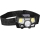 LED polnilna čelna svetilka s senzorjem LED/3W/900 mAh IP44 črna