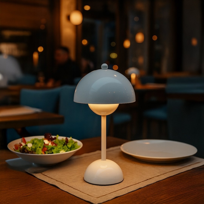 LED polnilna dotikna namizna svetilka COSTA LED/3W/5V 2400 mAh 3000-6000K bela