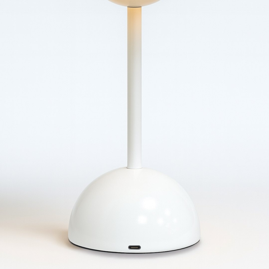 LED polnilna dotikna namizna svetilka COSTA LED/3W/5V 2400 mAh 3000-6000K bela