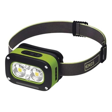 LED polnilna naglavna svetilka LED/USB IP43 800 mAh