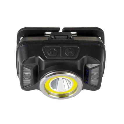 LED Zatemnitvena polnilna naglavna svetilka s senzorjem in rdeča luč LED/15W/5V IP66 430 sijajni 1800 mAh