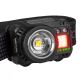 LED Zatemnitven rechargeable headlamp s senzorjem in rdeč svetel LED/6W/5V/3xAAA IP44 500 lm 11,5 h 1200 mAh