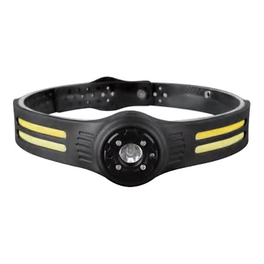 LED Polnilna naglavna svetilka z rdečo luč USB LED/3W/5V IP43 470 sijajni 5 h 650 mAh