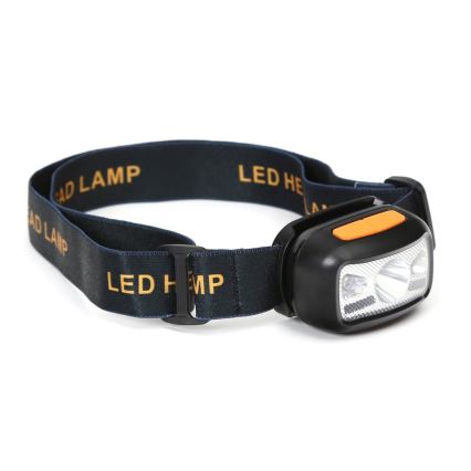 LED Polnilna naglavna svetilka z rdečo lučko LED/3W/5V