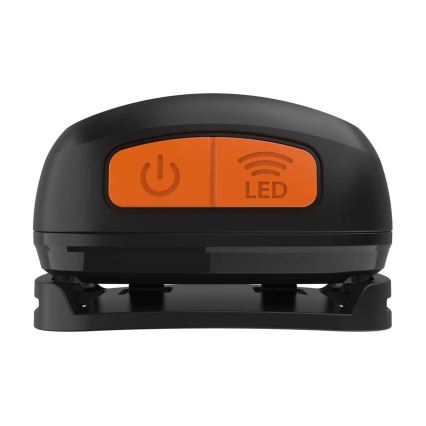 LED Polnilna naglavna svetilka z rdečo lučko LED/3W/5V