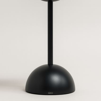 LED polnilna namizna svetilka na dotik COSTA LED/3W/5V 2400 mAh 3000-6000K črna