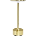 LED polnilna namizna svetilka TAVOLO, na dotik, 2,5W/5V, 2400 mAh, 3000-6000K, zlata