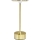LED polnilna namizna svetilka TAVOLO, na dotik, 2,5W/5V, 2400 mAh, 3000-6000K, zlata