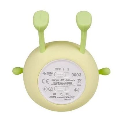 LED polnilna otroška nočna lučka z nastavljivo svetlostjo LED/1W/5V 3000K 800 mAh mango