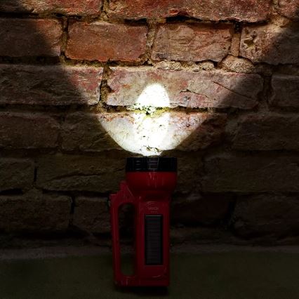 LED Polnilna solarna svetilka LED/7W/230V 400 sijajni 3200 mAh