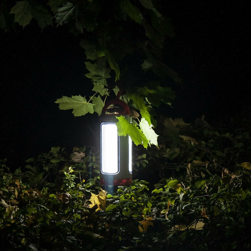 LED nastavljiva polnilna svetilka 2v1 s funkcijo powerbanke LED/5W/230V 3500 mAh
