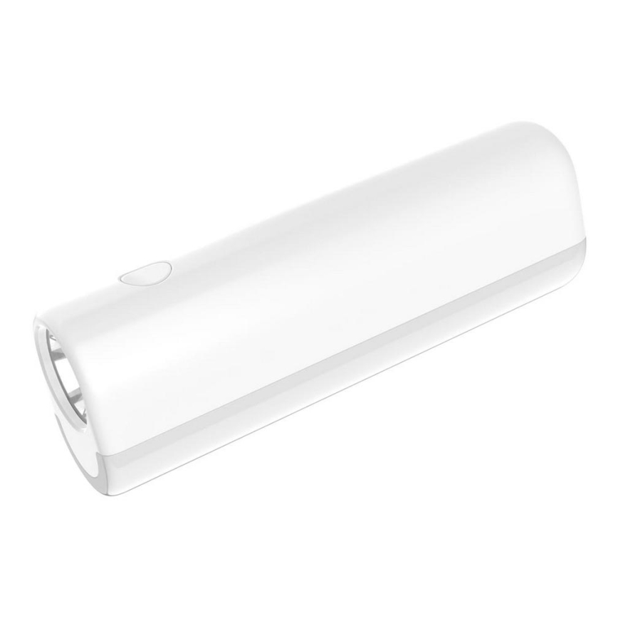 LED Polnilna svetilka LED/4,5W/3,7V 1200 mAh bela