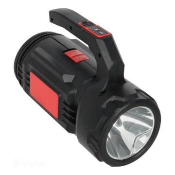 LED polnilna svetilka LED/5V 500 lm 1200 mAh črna