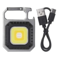 LED polnilna svetilka LED/USB/3,7V IP44 750 lm 400 mAh