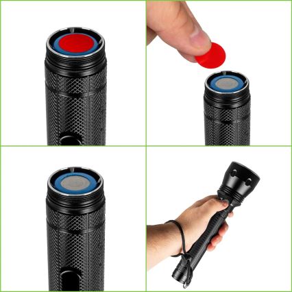 LED nastavljiva polnilna svetilka LED/20W/5V IPX5 1570 lm 8400 mAh