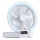 LED polnilni namizni ventilator 3,7 V 1200 mAh